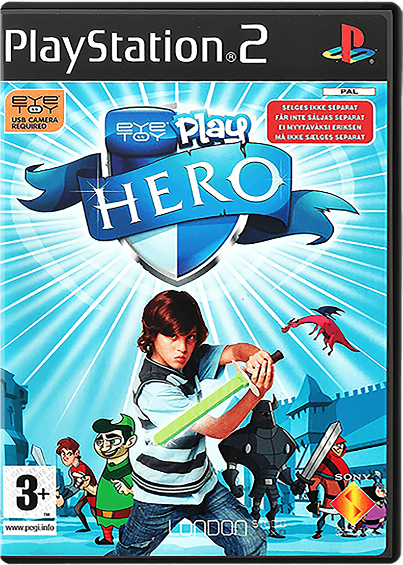 Eye Toy Play Hero box art for Playstation 2
